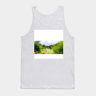 the zen garden in wetland paradise ecopop photo Tank Top